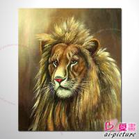 動物王國 獅子07 油畫 裝飾品 山水畫 藝...