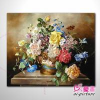 歐式古典花卉11 純手繪 花卉油畫 山水畫品 藝術品 作品 畫飾 無框畫 浮雕立體3D畫