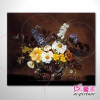 歐式古典花卉14 純手繪 花卉油畫 山水畫品 藝術品 作品 畫飾 無框畫 浮雕立體3D畫
