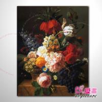 歐式古典花卉29 純手繪 花卉油畫 山水畫品 藝術品 作品 畫飾 無框畫 浮雕立體3D畫