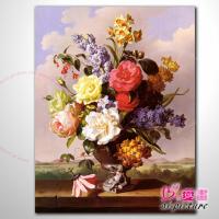 歐式古典花卉39 純手繪 花卉油畫 山水畫品 藝術品 作品 畫飾 無框畫 浮雕立體3D畫