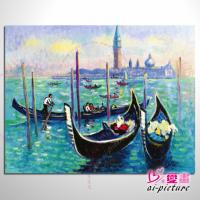威尼斯水之都 回想威尼斯 011 歐洲最浪漫的城市「橋之城」「漂浮之都」「運河之城」風景油畫 藝術品 畫飾 無框畫 浮雕立體3D畫 室內設計最愛