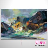 楓丹白露之郊 抽象藝術大師 純手繪抽象油畫 ...