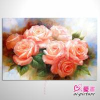 典雅單幅花卉 C215 玫瑰 油畫 裝飾品 ...
